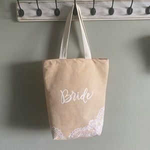 Bride tote bag